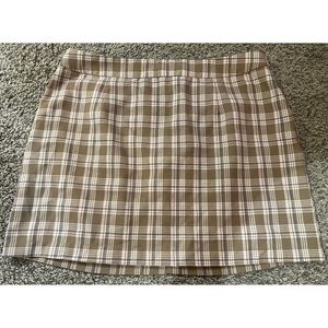 Plaid Mini Skirt